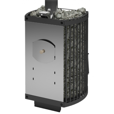 Печь для бани Теплодар Домна-Сетка 20 ЛК Панорама в Борисове