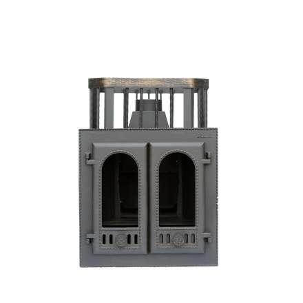 Печь банная Сибирь-24 с двухстворчатой каминной дверцей в Борисове