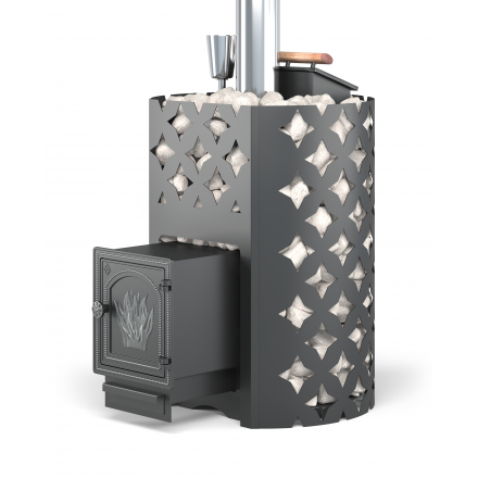 Банная печь ЭТНА 18 (ДТ-4) Закрытая каменка Амазонка бай фото в Борисове