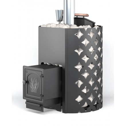 Банная печь ЭТНА 24 (ДТ-4) Закрытая каменка Амазонка бай фото в Борисове