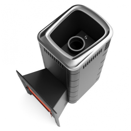 Печь для бани Термофор Каронада XXL Heavy Metal Витра антрацит Амазонка бай фото в Борисове