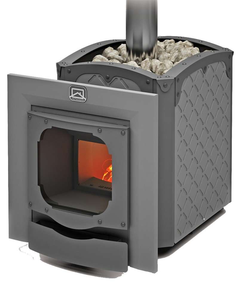 Печь для бани Теплодар Былина-18Ч Панорама Амазонка бай фото в Борисове