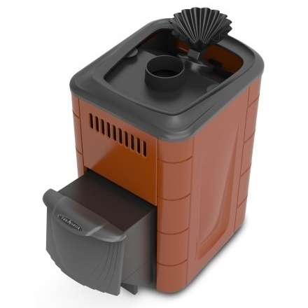 Печь для бани Термофор Гейзер Мини 2016 Inox ДА ЗК терракота купить в Борисове