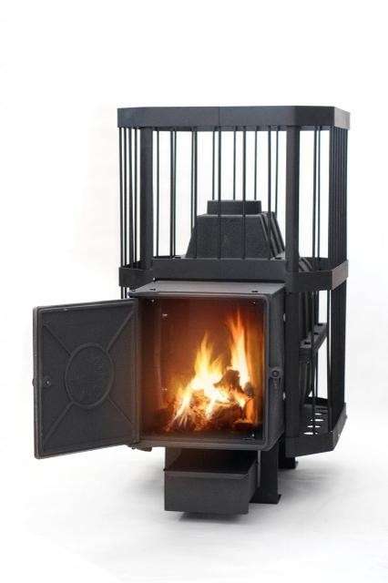 Печь банная чугунная СИБИРЬ-18 чугунная дверка (сетка) Амазонка бай фото в Борисове