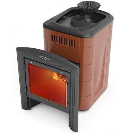 Печь для бани Термофор Гейзер Мини 2016 Carbon Витра ЗК терракота купить в Борисове