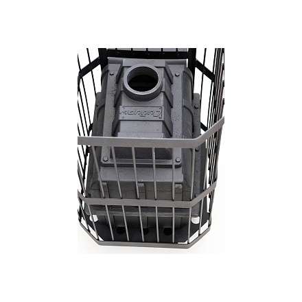 Печь банная Сибирь-24 (панорамное стекло, сетка квадрат) в Борисове