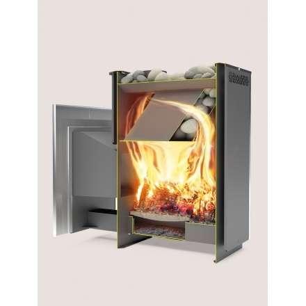 Печь для бани Теплодар СИБИРЬ-30 ЛНЗП Профи Панорама в Борисове