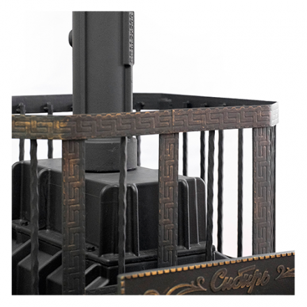 Печь банная Сибирь-32 с каминной дверцей в Борисове