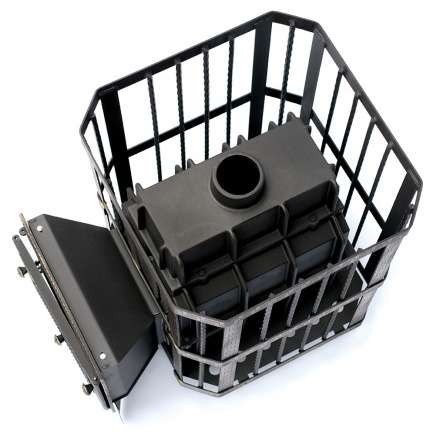 Печь банная Сибирь-32 с каминной дверцей в Борисове