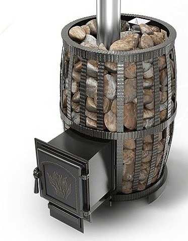 Печь для бани Везувий Легенда Русский Пар Ковка 24 (271) в Борисове