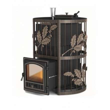 Печь для бани Везувий Эверест Ковка 24 (280) закрытая каменка Амазонка бай фото в Борисове