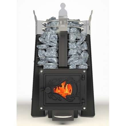 Печь для бани Добросталь Августа стоун стронг со стеклянной дверкой Амазонка бай фото в Борисове