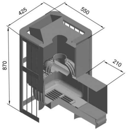 Печь для бани Этна Шторм 18 (ДТ-4С) в Борисове