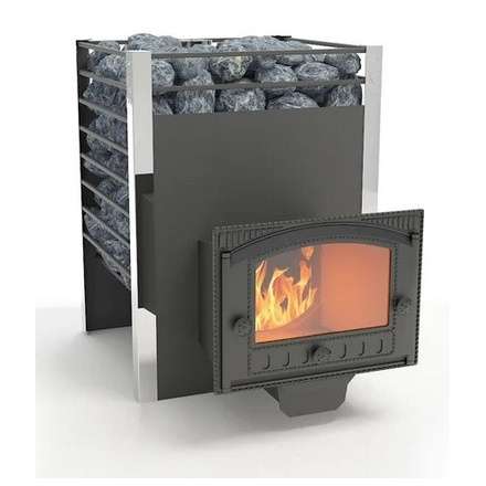 Печь для бани Добросталь Жара-люкс 20 панорамная дверка Амазонка бай фото в Борисове