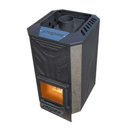 Банная печь Пегас 26 эконом короткая топка со стеклом конвекция амазонка бай фото в Борисове