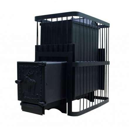 Печь банная ComfortProm РЕТРО СТАЛЬ 8 мм закр. каменка 20 м3 купить в Борисове