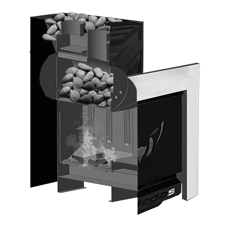 Банная печь Пегас 16 панорама конвекция в Борисове