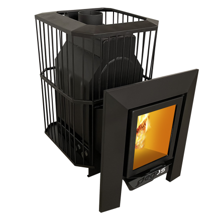 Банная печь Пегас 16 со стеклом сетка фото в Борисове