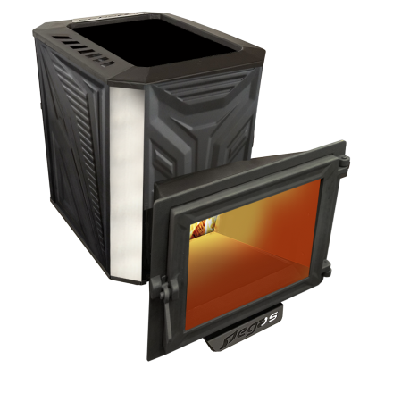 Банная печь Пегас 26 нерж панорама конвекция амазонка бай фото в Борисове