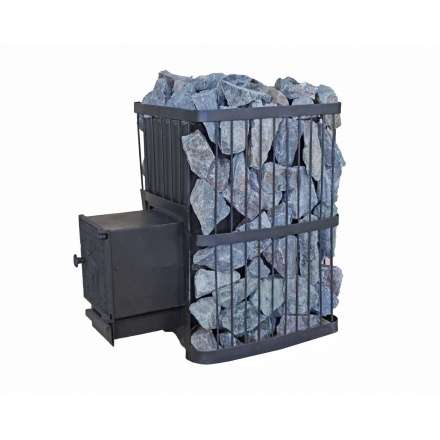 Печь банная ComfortProm "РЕТРО" ПРЕМИУМ ЧУГУН закр. каменка 26 м3 Амазонка бай фото в Борисове