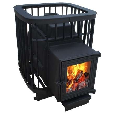 Чугунная печь для бани Варвара Прима 22 (К201) стекло купить в Борисове