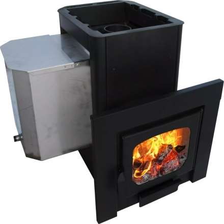 Печь для бани Варвара Мини  навесная панор. дверь купить в Борисове