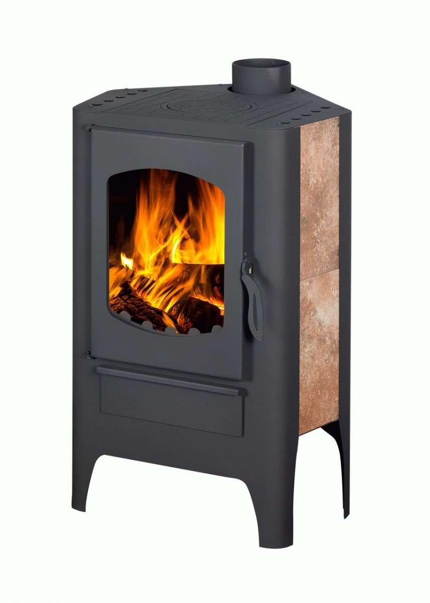 Печь-камин Бавария Эко угловая с плитой 1 конфорка купить в Борисове