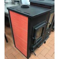 Купить Печь-камин Везувий ПК-01 (270) красная 9 кВт в Борисове в Борисове