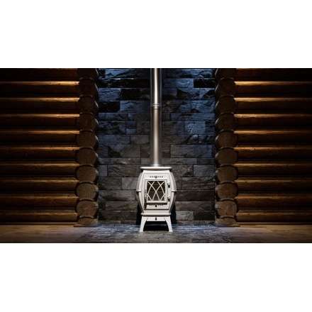 Купить Печь-камин Печь-камин ProMetall Бахта (черная) чугун в Борисове Амазонка бай фото в Борисове