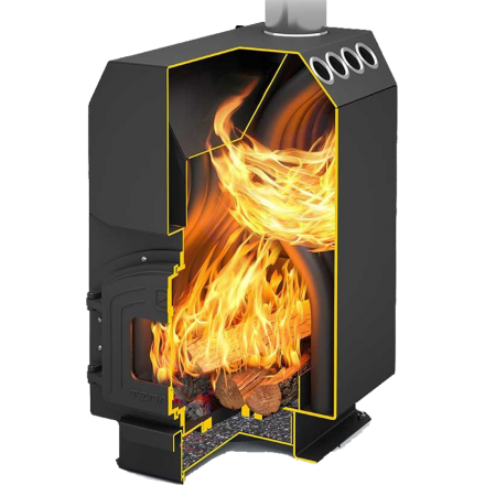 Отопительная печь Теплодар ТОП-200 ДЧ в Борисове