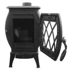 Печь чугунная со стеклом ПМЧ-10С фото  в Борисове