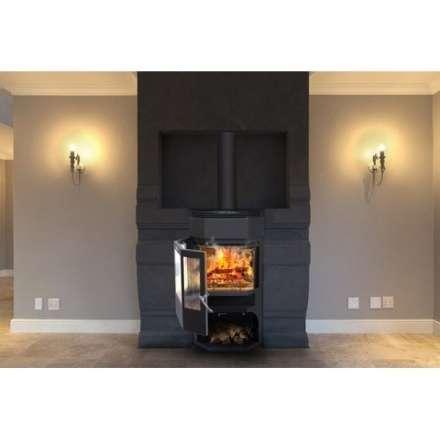 Стальная печь-камин Сибирь 8 фото в Борисове