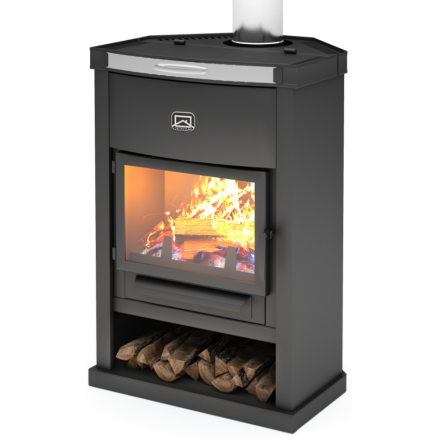 Печь-камин Теплодар ОВ-120 (угловой) Амазонка бай фото в Борисове