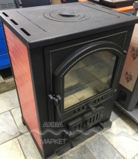 Купить Печь-камин Везувий ПК-01 (205) с плитой и т/о красн.12 кВт в Борисове в Борисове