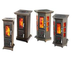 Недорогая стальная печь Термофор Статика Секста, чёрная бронза фото серия в Борисове