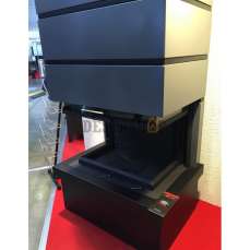 Стальной камин Родос 800 черный фото в Борисове