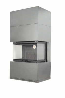 Камин Родос 800 ГРАФИТ шамот черный в Борисове