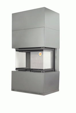 Камин Родос 800 ГРАФИТ шамот белый в Борисове