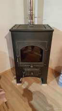 купить Печь-камин Везувий ПК-01 (270) c плитой бежевая 9 кВт в Борисове в Борисове