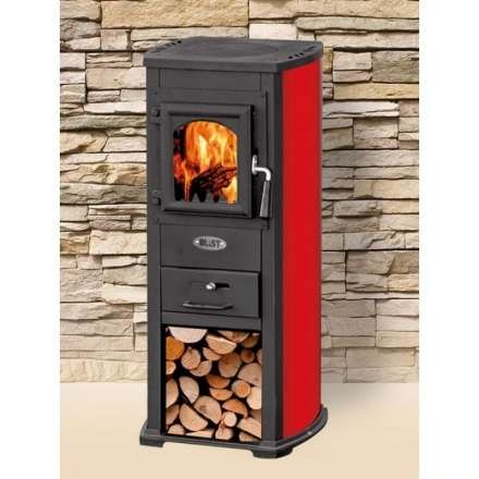 Печь-камин Blist Ekonomik Lux N чугунная дверца серый фото в Борисове