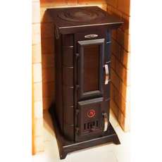 Недорогая стальная печь Термофор Статика Тетра, чёрная бронза фото в Борисове