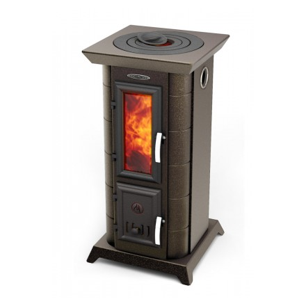 Отопительная печь Термофор Статика Тетра, чёрная бронза Амазонка бай фото в Борисове