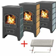 Купить Печь-камин Везувий ПК-02 (205) с плитой талькохлорит 12 кВт в Борисове в Борисове