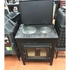 купить Печь-камин Везувий ПК-04 (240) с плитой беж 12 кВт в Борисове в Борисове