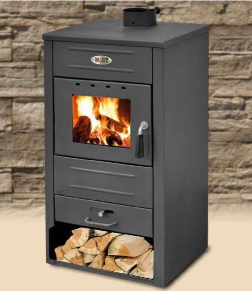 Печь-камин Blist B2 E с водяным контуром Амазонка бай фото в Борисове