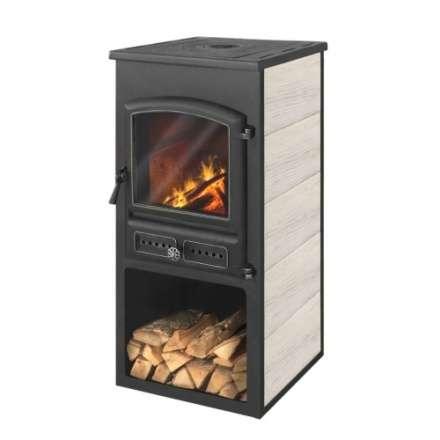 Печь-камин ЭТНА (БКД) с плитой Амазонка бай фото в Борисове