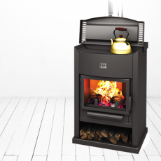 Недорогой камин с дровницей Теплодар ОВ-120 (прямой) фото в Борисове