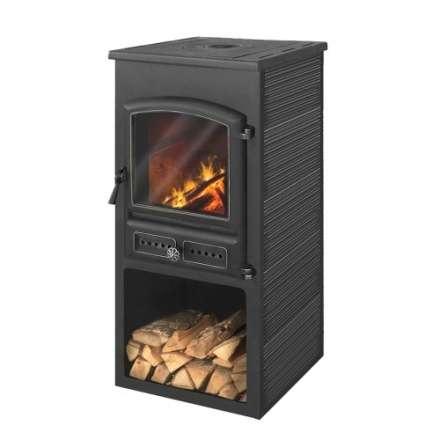 Печь-камин ЭТНА (БКД) с плитой Амазонка бай фото в Борисове