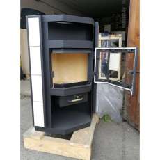 Купить стальной камин с шамотом Мета-Бел Нева в Борисове фото в Борисове