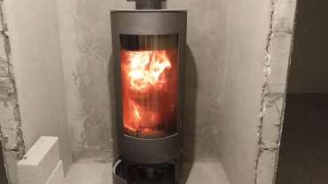 Купить стальной камин с шамотом Мета-Бел Селигер в Борисове фото в Борисове